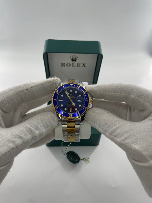 ROLEX SUBMARINER GOLD - BLUE ΜΙΣΟ ΜΙΣΟ