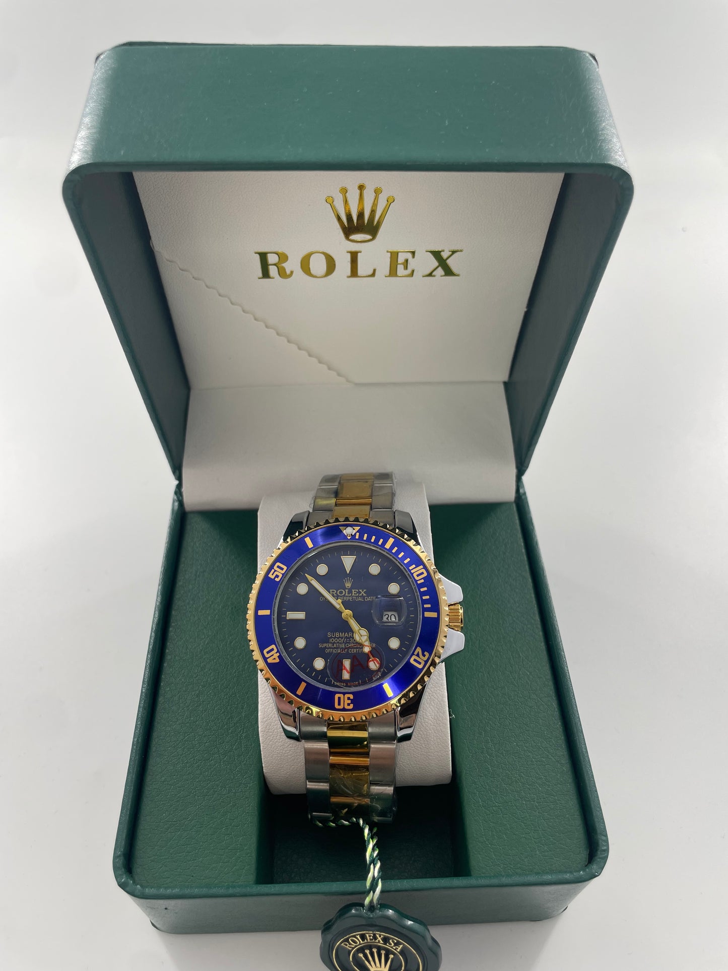 ROLEX SUBMARINER GOLD - BLUE ΜΙΣΟ ΜΙΣΟ