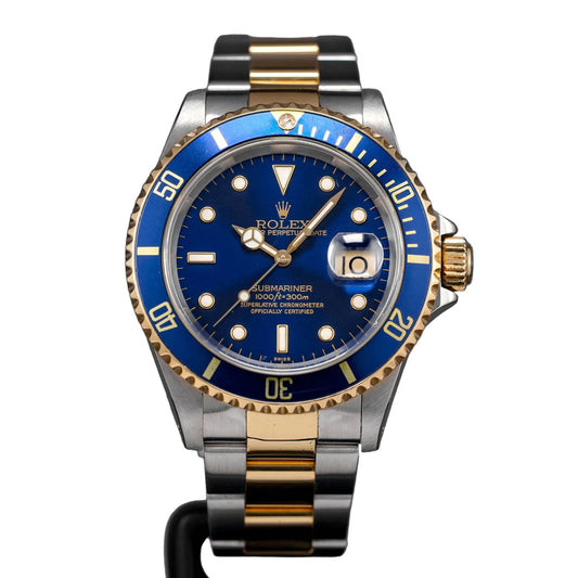 ROLEX SUBMARINER GOLD - BLUE ΜΙΣΟ ΜΙΣΟ