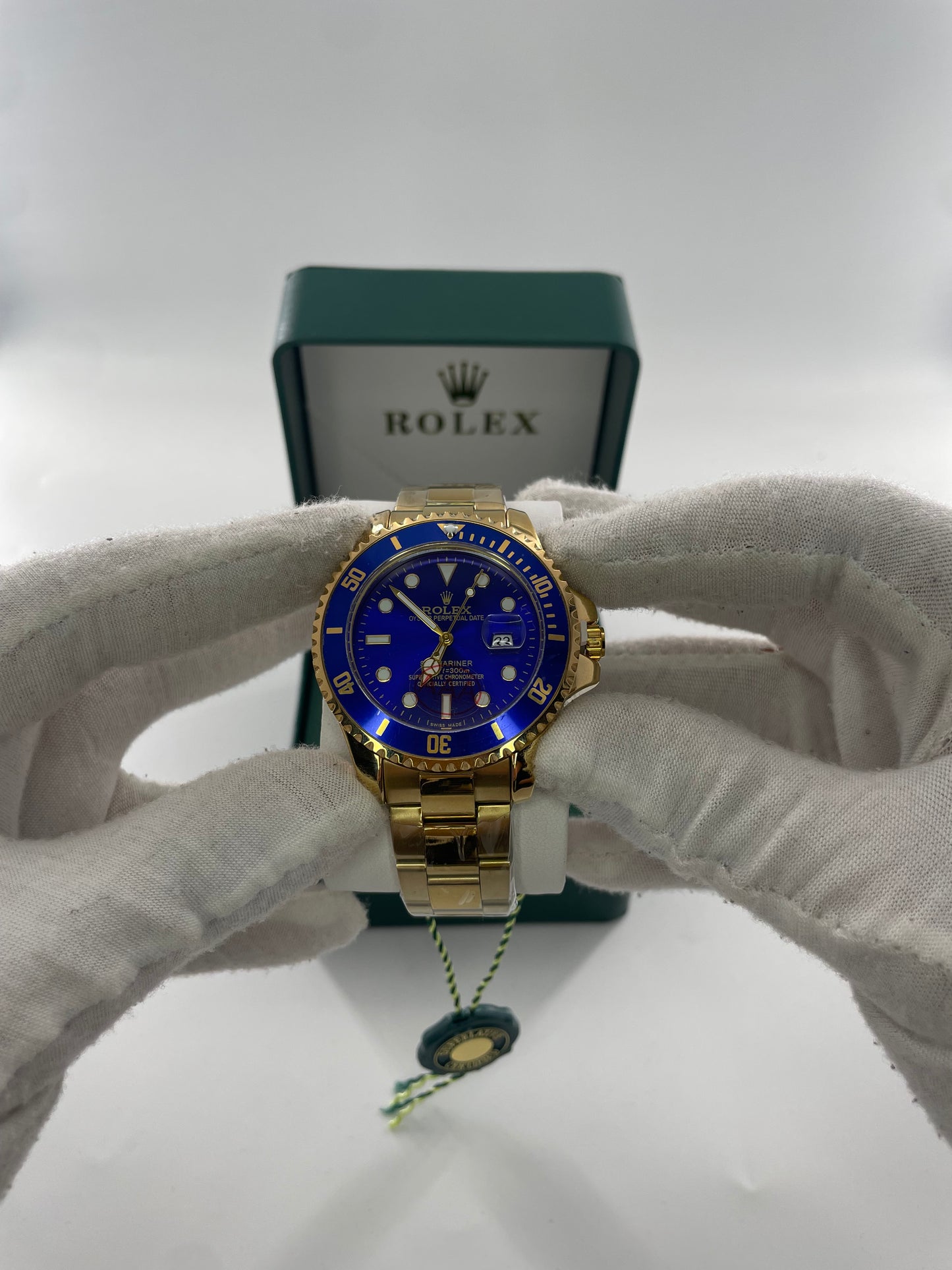 ROLEX SUBMARINER GOLD-BLUE